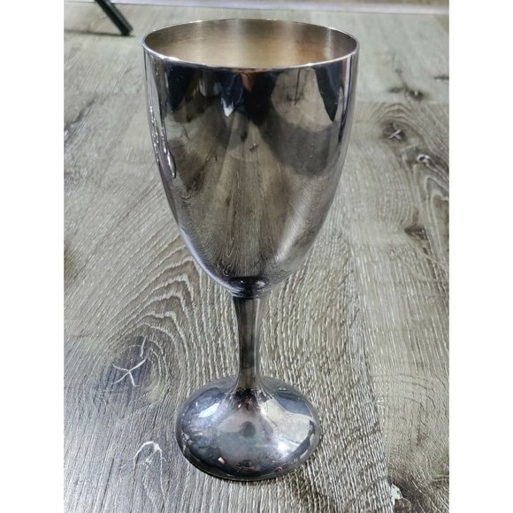 International Silver Co Silver Plated Wine Goblets Set Of 6 - Picture 8 of 9